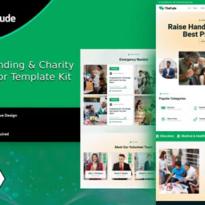 TheFude – Crowdfunding & Charity Elementor Template Kit