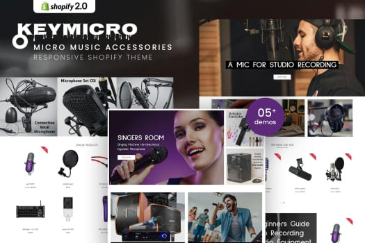 Keymicro – Micro Music Accessories Shopify Theme