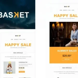 Basket – eCommerce Responsive E-mail Templates