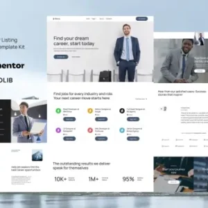 Workly – Job Listing & Career Recruitment Elementor Template Kit