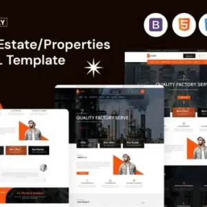 7fACTORY – Industrial & Manufacturing HTML