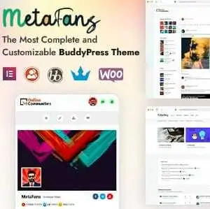 MetaFans Theme – Community & Social Network BuddyPress Theme