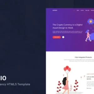 Aeshio – Crypto Currency HTML5 Template