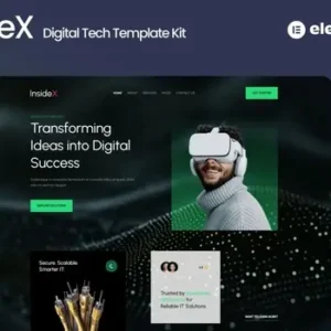 InsideX – IT Solution & Service Elementor Template Kits